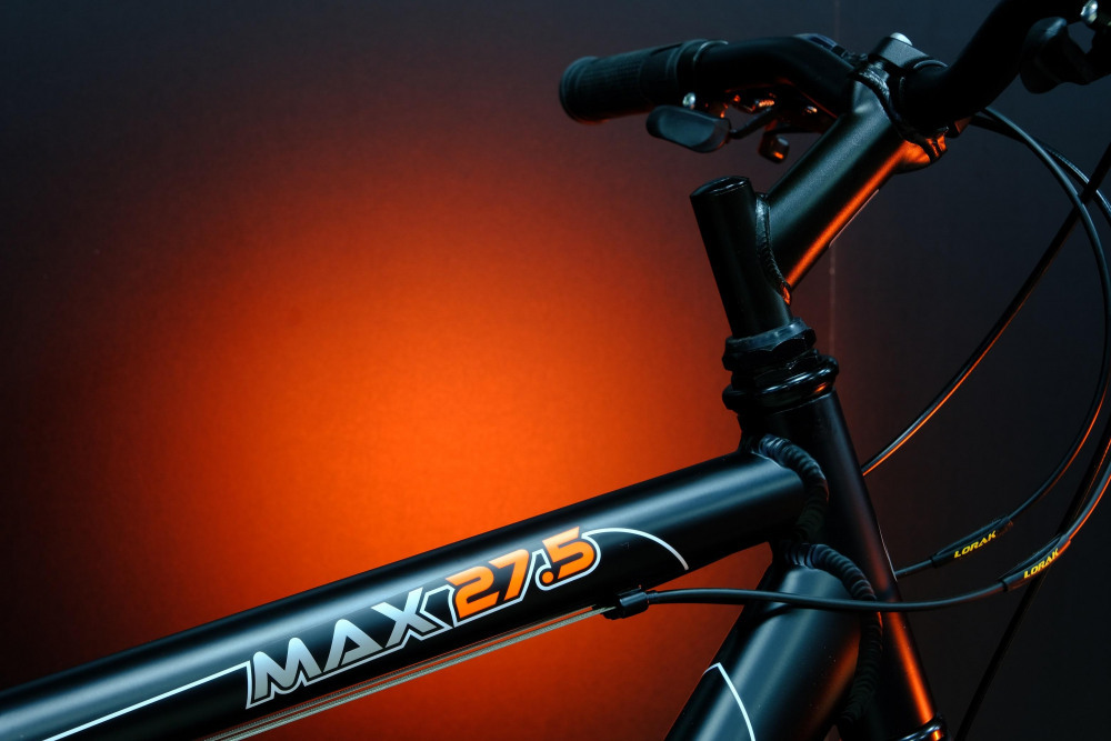 Lorak MAX 27,5 Матовый Чёрный/Оранжевый 19р (на рост 171-182)