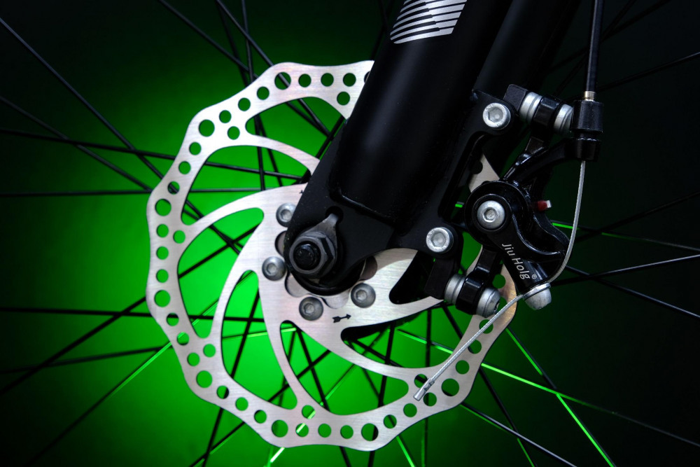 FOLTAS 27,5 - 17р Матовый Чёрный/Зелёный