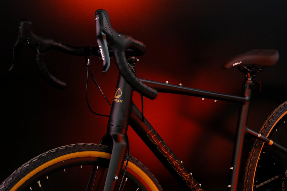 LORAK Grav 101 520mm Матовый Чёрный/Коричневый